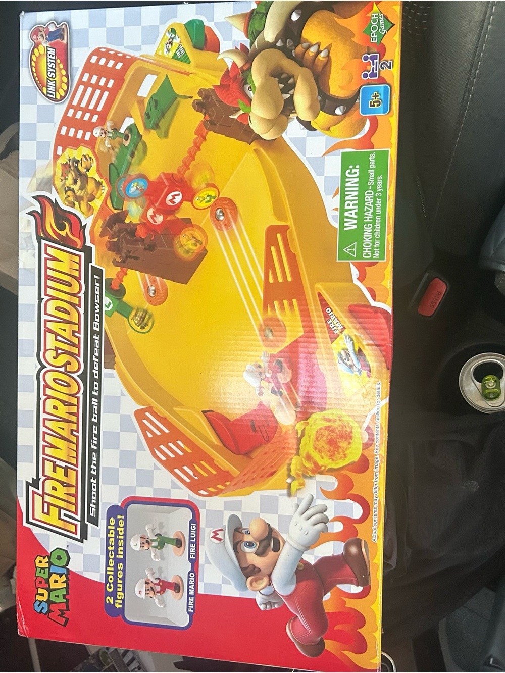 Nintendo Super Mario Fire Mario Stadium Playset - Yellow, Red
